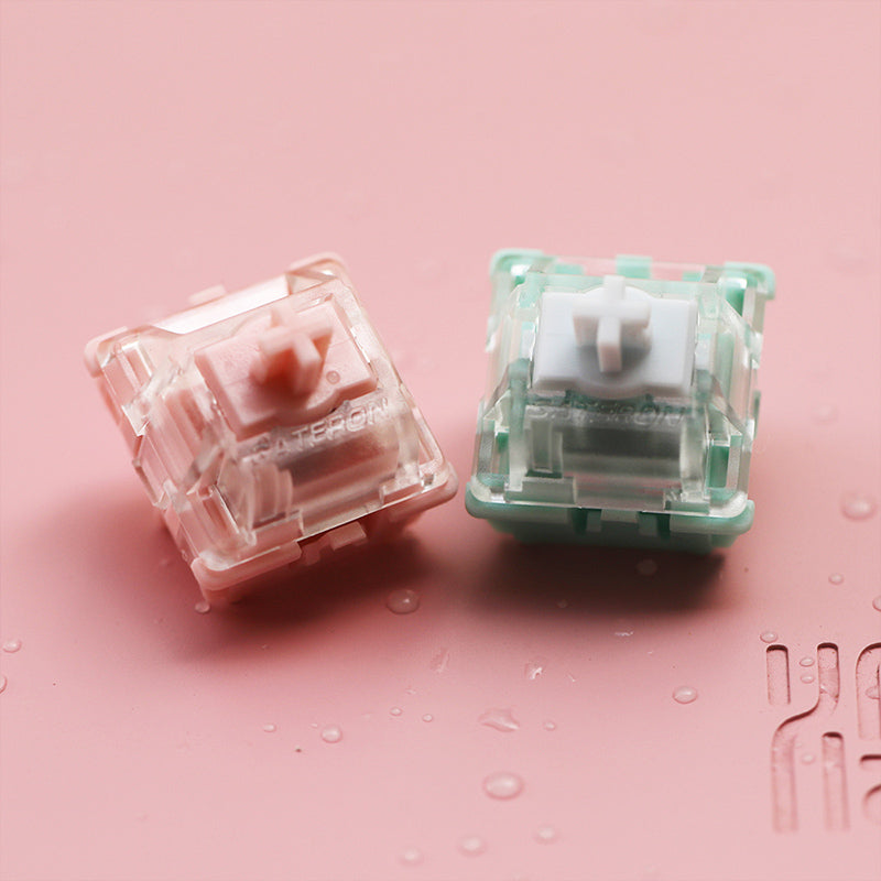 Gateron X Cuxiukeys Magnetic Pink Jade Switch