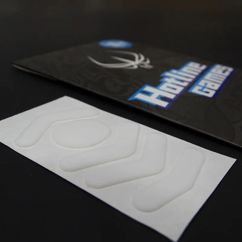 1 Pack Original Hotline Games ICE Mouse Skates For Logitech G604 White Arc Design PTFE Mice Glides Feet Thickness 0.75mm