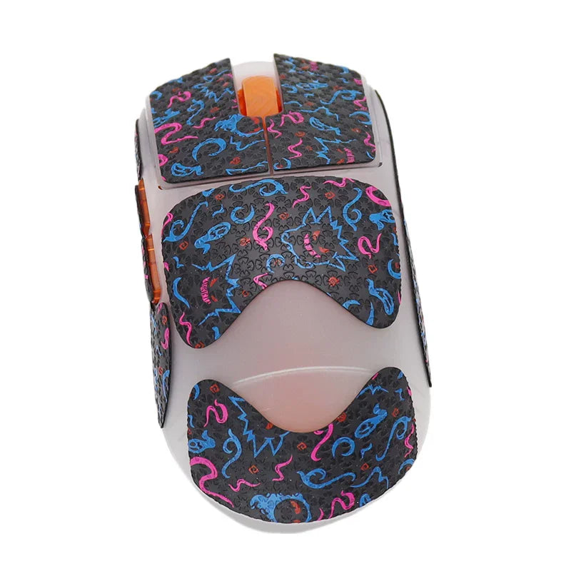 1 Set High-Quality Polyurethane Mouse Anti Slip Grips For SCYROX V12L Non-Slip Anti Sweat Tape Sticker