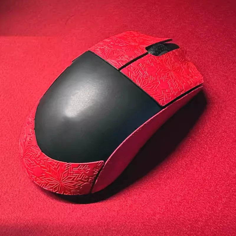 1 Set Ultraglide Mouse Anti Slip Sticker For Darmoshark M3 N3 Non-Slip Anti Sweat Tape Ultrathin Snowflake Texture