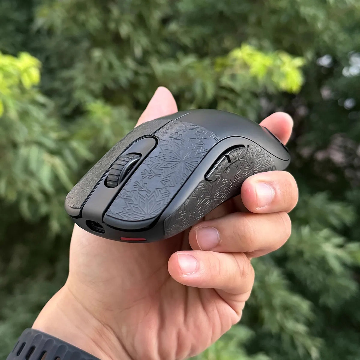 1 Set Ultraglide Mouse Anti Slip Sticker For Zowie FK2-DW Non-Slip Anti Sweat Tape 010 Ultrathin Snowflake Lizard Texture