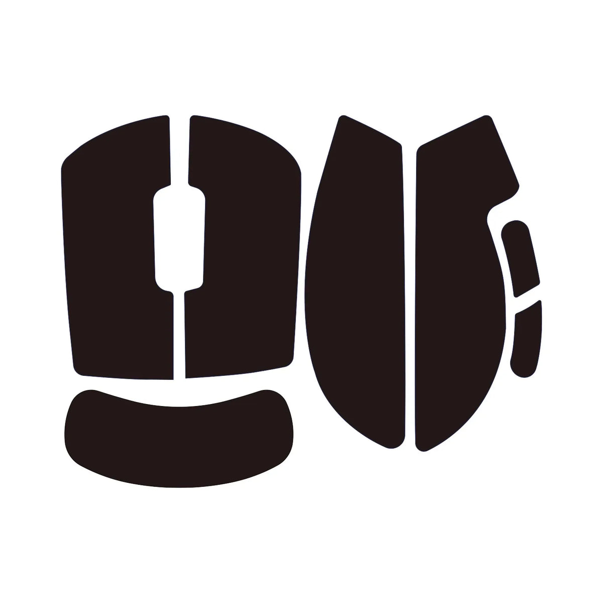1 Set Ultraglide Mouse Anti Slip Sticker For Logitech G PRO X Superlight 2 DEX GPW 4th Generation Non-Slip Anti Sweat Tape