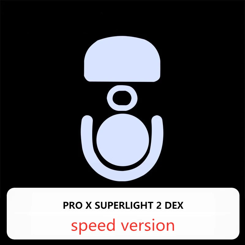 1 Set Ultraglide Mouse Skates For Logitech G PRO X Superlight 2 DEX GPW 4th Generation Control Speed Feet ICE Glides PTFE Feet