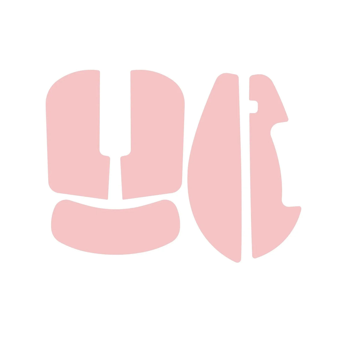 1 Set Meow Gaming Gear MGG Ultraglide Mouse Anti Slip Grip Sticker For ATK Duckbill Ultra Mouse Non-Slip Anti Sweat Tape