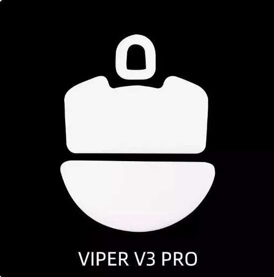 1 Pack Original Esports Tiger ICE V2 Mouse Skates For Razer Viper V3 HyperSpeed V3 PRO Mouse White Arc PTFE Mice Feet Glides