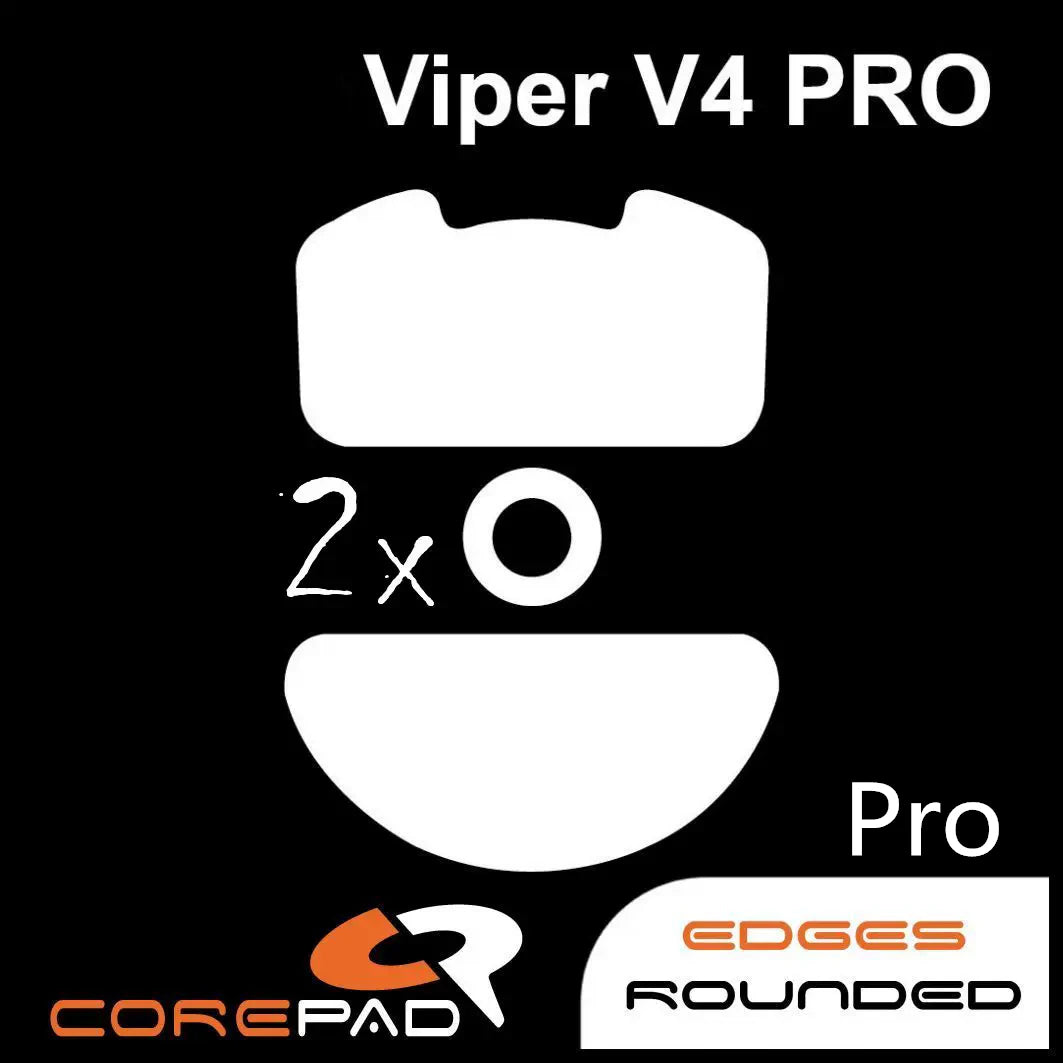 2 Sets Original Corepad Air Pro Ctrl Mouse Skates For Razer Viper Deathadder V4 V3 Pro Mini SE Esports Smooth Control PTFE Glide