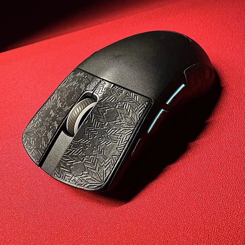 1 Set Ultraglide Mouse Anti Slip Sticker For ROG Harpe Ace X AimLab Anti Sweat Stickers Tape Non-slip Snowflake Wear-resistant