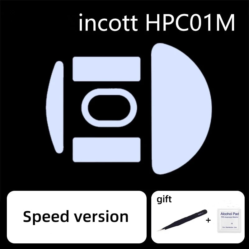 1 Set PTFE Mouse Skates For Incott HPC01M Control Speed Mouse Feet ICE Version ARC Mice Glides