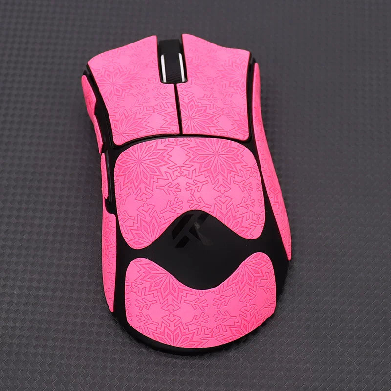 1 Set High-Quality Polyurethane Sweat-Absorbent Mouse Anti Slip Grips Tape Sticker For MCHOSE V7