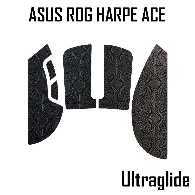 1 Set Ultraglide Mouse Anti Slip Sticker For ROG Harpe Ace X AimLab Anti Sweat Stickers Tape Non-slip Snowflake Wear-resistant
