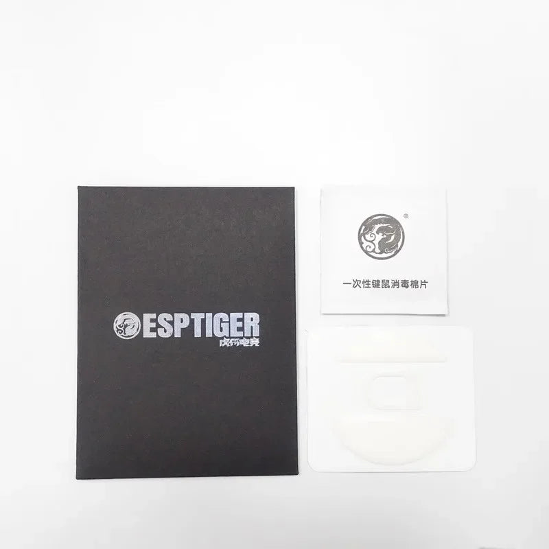 1 Pack Original Esptiger ICE V2 Mouse Skates For Xtrfy M8 Wireless M8W Mouse White Arc Esports PTFE Mice Feet Glides