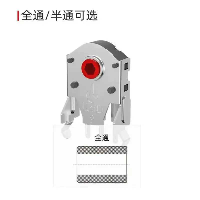 Kailh Decoder 5/7/8/9/10/11mm Red Core Rotary Mouse Scroll Wheel Encoder 1.74mm hole for PC Mouse alps encoder