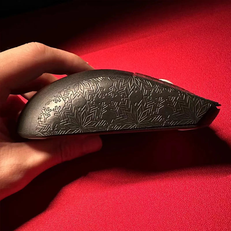 1 Set Ultraglide Mouse Anti Slip Sticker For ROG Harpe Ace X AimLab Anti Sweat Stickers Tape Non-slip Snowflake Wear-resistant