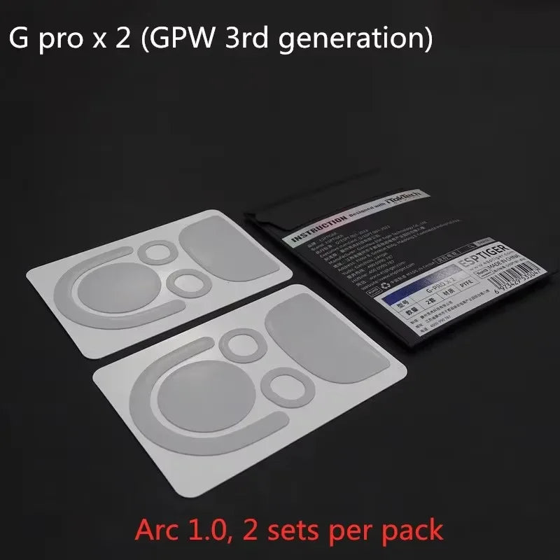 1 Pack Esptiger Mouse Skates Feet For G PRO X Superlight GPX 2 GPW 1st 2nd 3rd 4th Generation 2C White Arc 2.0 ICE Mouse glides