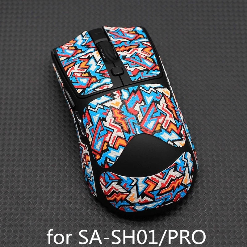 1 Set Mouse Anti Slip Grip Sticker For RAWM SH01 SA-SH01 Pro MH01 SA-MH01 Mice Non-Slip Anti Sweat Tape Exquisite Texture