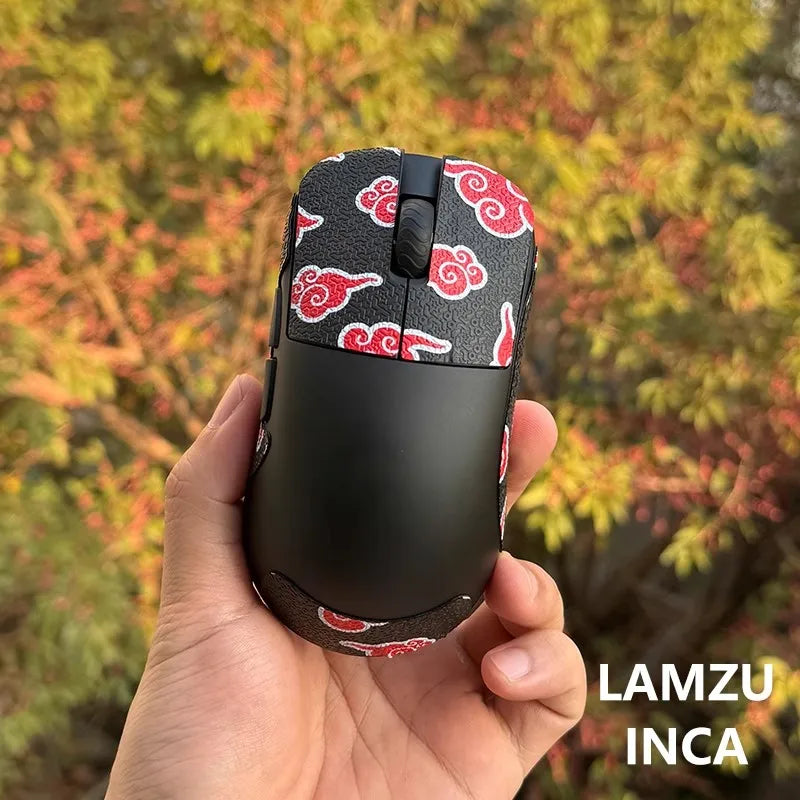 1 Set Ultraglide Mouse Anti Slip Sticker For LAMZU INCA Non-Slip Anti Sweat Tape Ultrathin Snowflake Lizard Texture