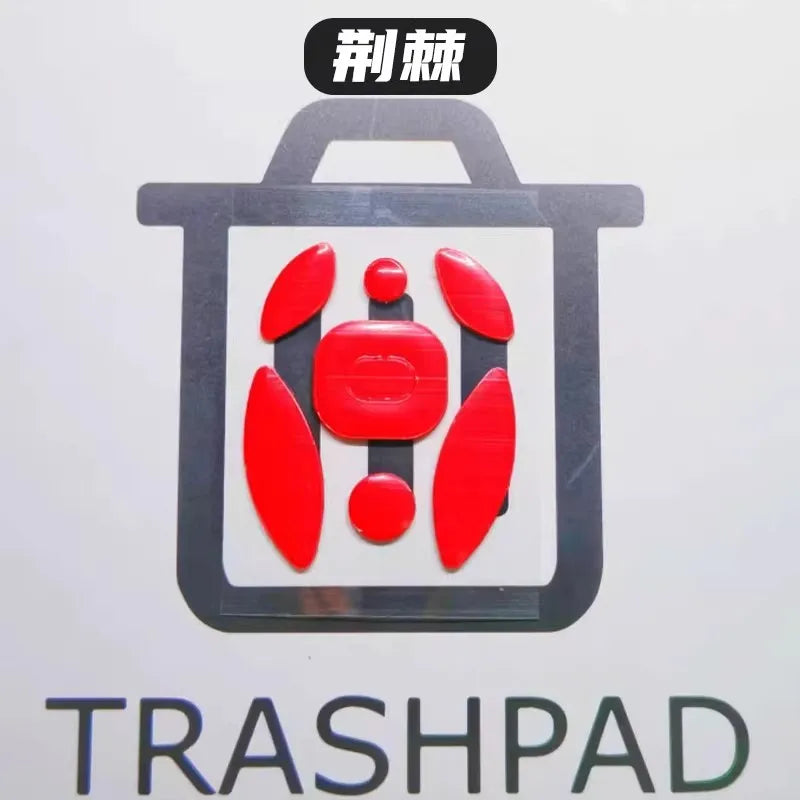 1 Set TRASHPAD UPE PTFE Mouse Skates Feet For Lamzu Thorn ICE Control Mice Glides 0.8mm