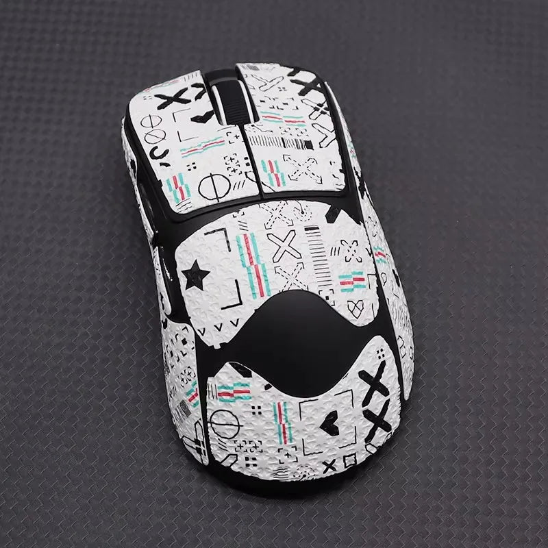 1 Set Mouse Anti Slip Grip Sticker For AKKO NEST Mouse Non-Slip Anti Sweat Tape Ultrathin Dustproof Sticker