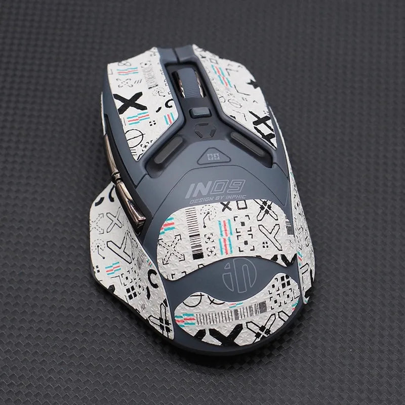 1 Set Ultrathin Mouse Anti Slip Grip Sticker For INPHIC IN9 In9pro Ultra Mice Non-Slip Anti Sweat Tape Exquisite Texture