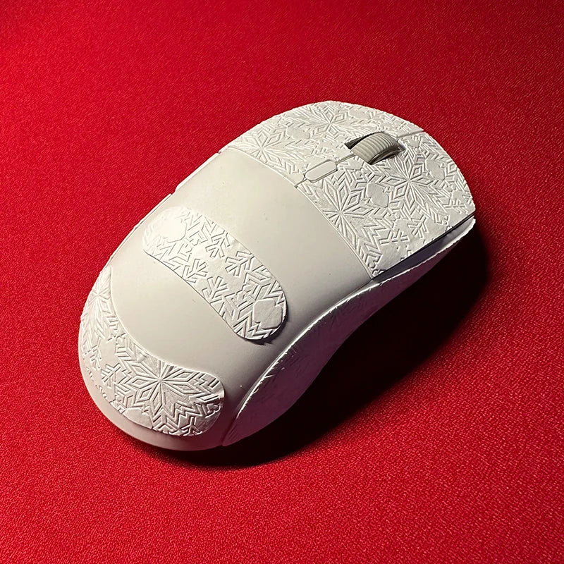 1 Set Ultraglide Mouse Anti Slip Sticker For AJazz AJ199 Anti Sweat Stickers Tape Non-slip Snowflake Thin Version Wear-resistant