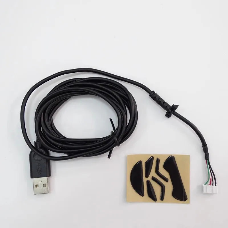 1 Piece Original USB Mouse Cable For Logitech G102 G100 GPRO X Superlight G300S G400S G302 G303 G100S G403 GPW Free Mouse Skates