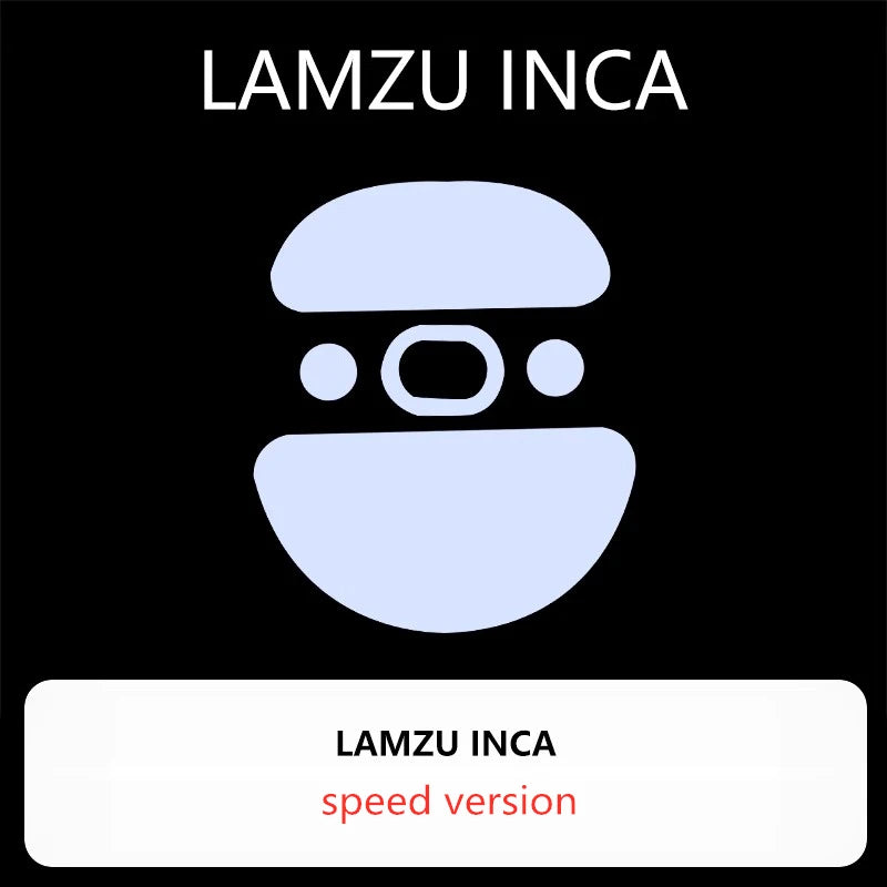 1 Set Ultraglide Mouse Skates For LAMZU INCA Brake Control Speed Silence Feet ICE Version Mice Glides PTFE Feet 0.75mm