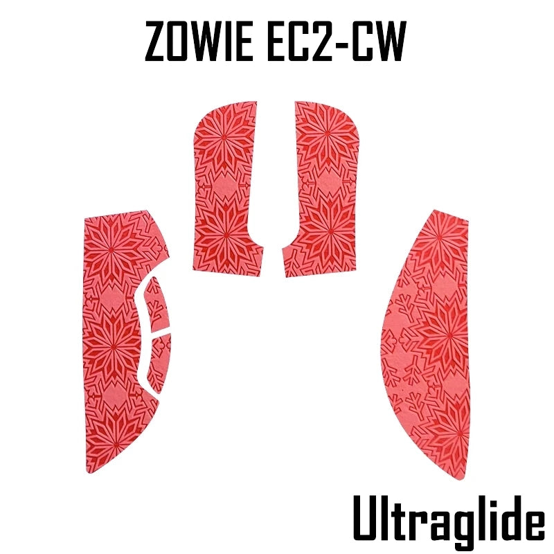 1 Set Mouse Anti Slip Sticker For Zowie EC2-CW EC3-CW Anti Sweat Stickers Tape Non-slip Snowflake Thin Version Wear-resistant