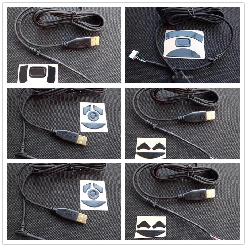 1 Piece Original Mouse Cable For Razer Deathadder 2013 Elite Essential 2000 Imperator 3.5G 4G Snake Skin Wire Free Mouse Skates