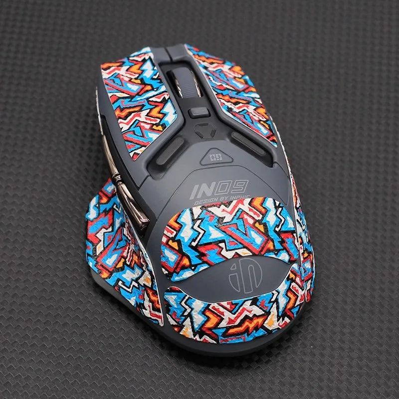 1 Set Ultrathin Mouse Anti Slip Grip Sticker For INPHIC IN9 In9pro Ultra Mice Non-Slip Anti Sweat Tape Exquisite Texture