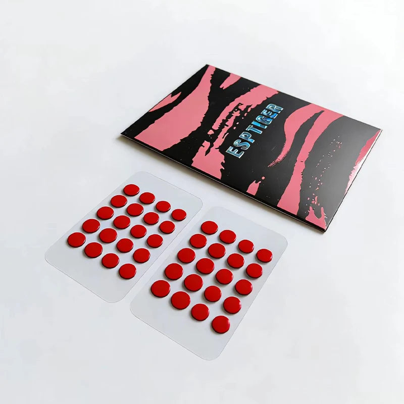 40PCE/Set Esports Tiger PTFE Small Round Dots Mouse Skates Mice Feet Glides For Cloth Hard Glass Mouse Pads