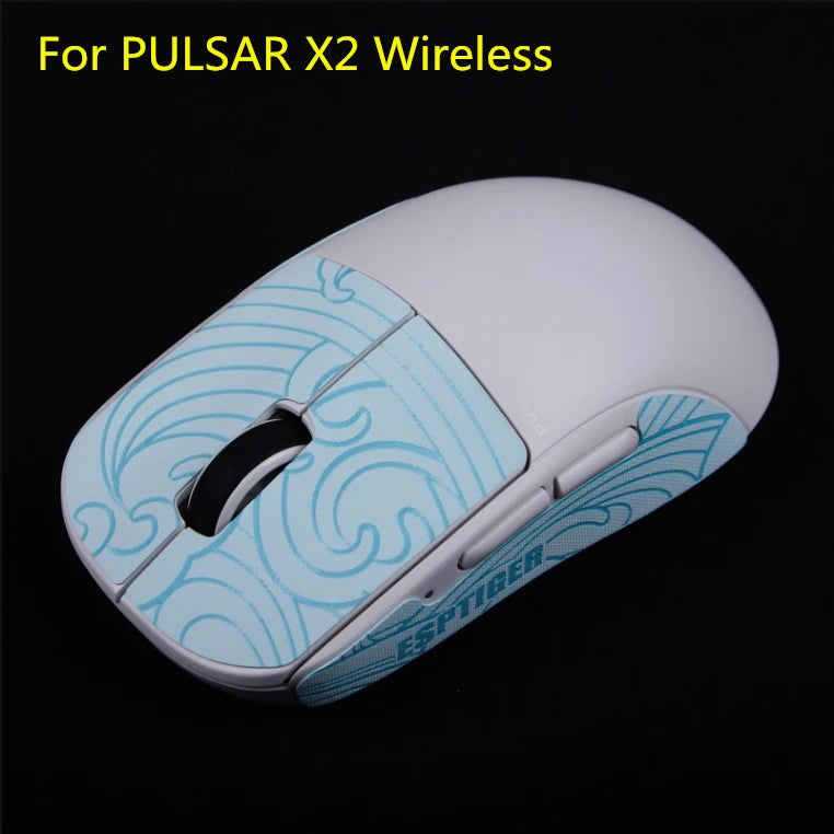 1 Pack Esports Tiger Ying Series Mouse Anti Slip Sticker For PULSAR X2 Wireless X2 mini Mice Non-Slip Anti Sweat Tape