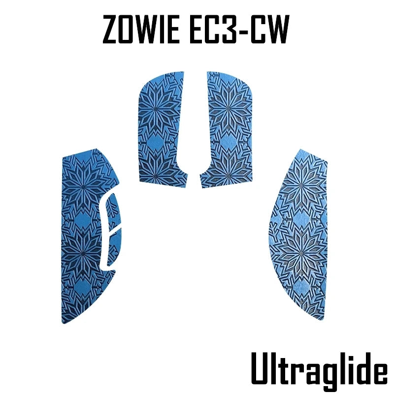 1 Set Mouse Anti Slip Sticker For Zowie EC2-CW EC3-CW Anti Sweat Stickers Tape Non-slip Snowflake Thin Version Wear-resistant