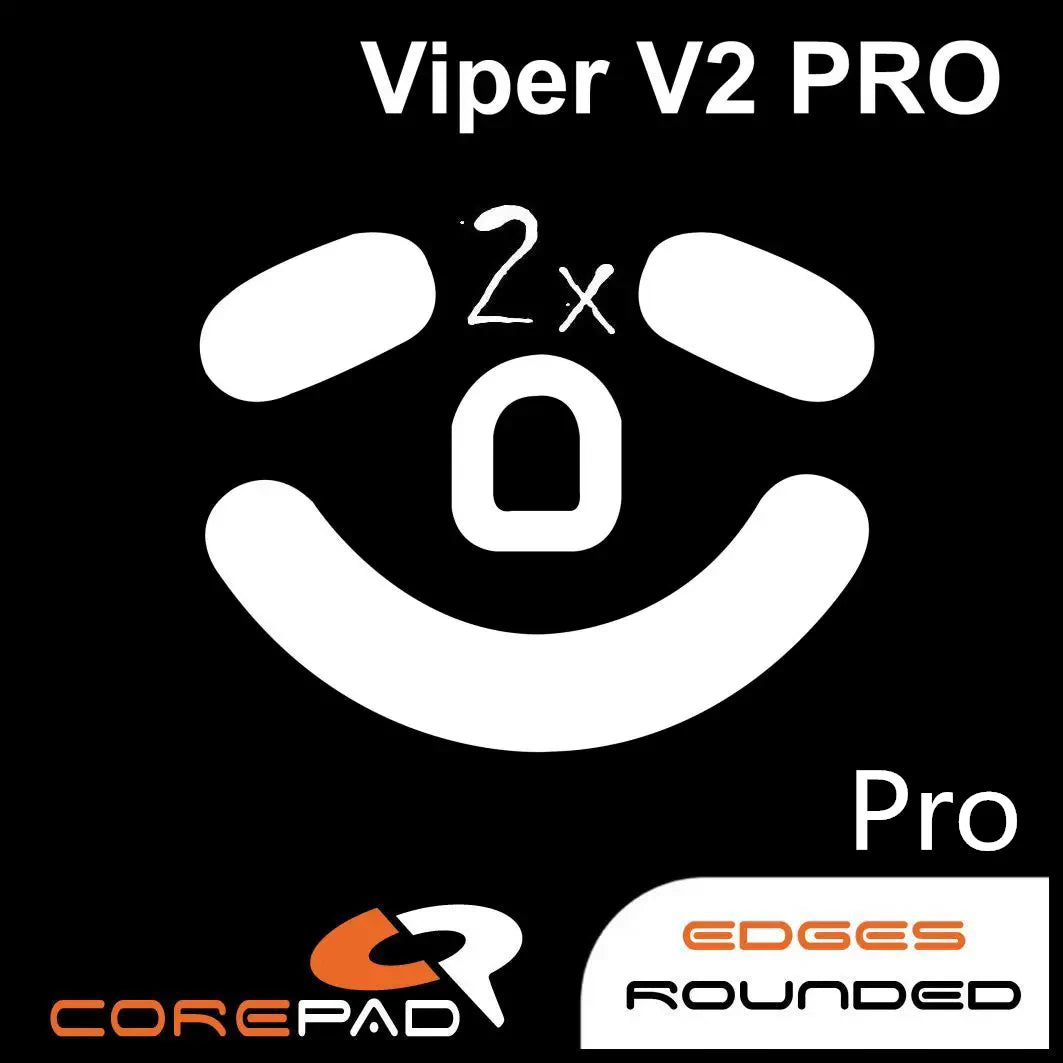 2 Sets Original Corepad Air Pro Ctrl Mouse Skates For Razer Viper Deathadder V4 V3 Pro Mini SE Esports Smooth Control PTFE Glide