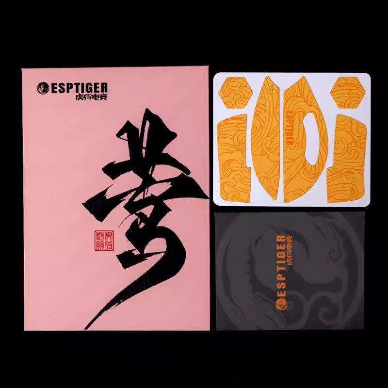 1 Pack Esports Tiger Ying Series Mouse Anti Slip Sticker For Razer Deathadder V3 Pro Mice Non-Slip Anti Sweat Tape