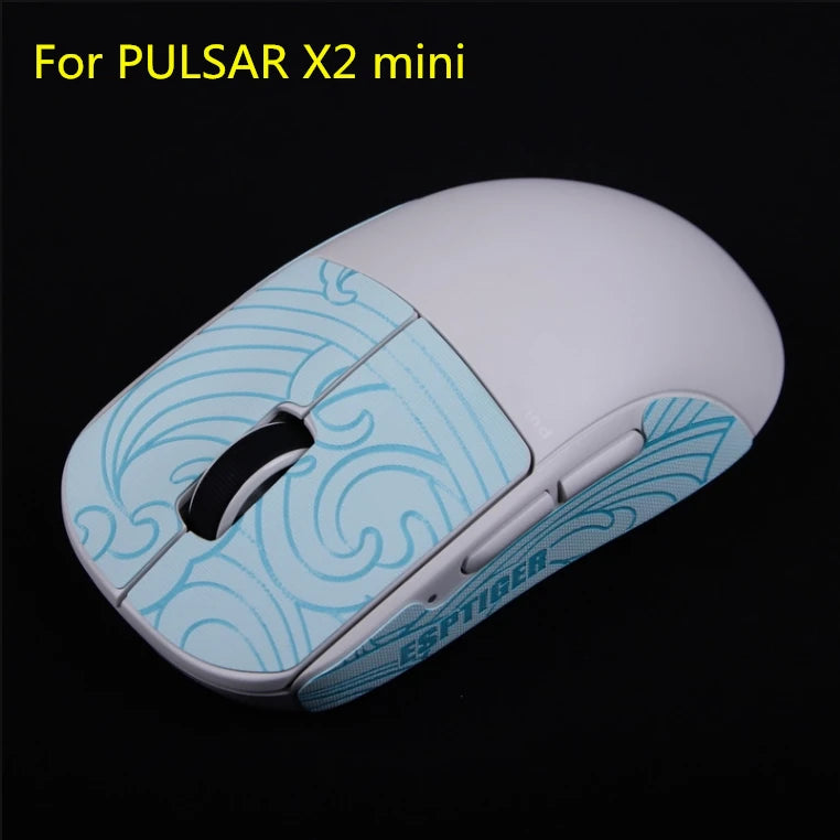 1 Pack Esports Tiger Ying Series Mouse Anti Slip Sticker For PULSAR X2 Wireless X2 mini Mice Non-Slip Anti Sweat Tape