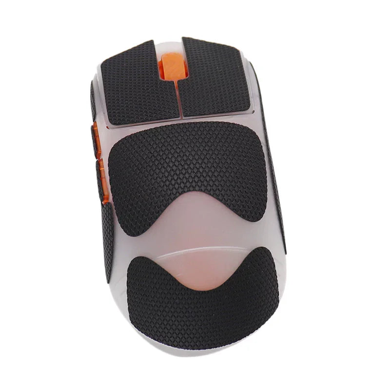 1 Set High-Quality Polyurethane Sweat-Absorbent Mouse Anti Slip Grips Tape Sticker For SCYROX V12L Large Size Mouse