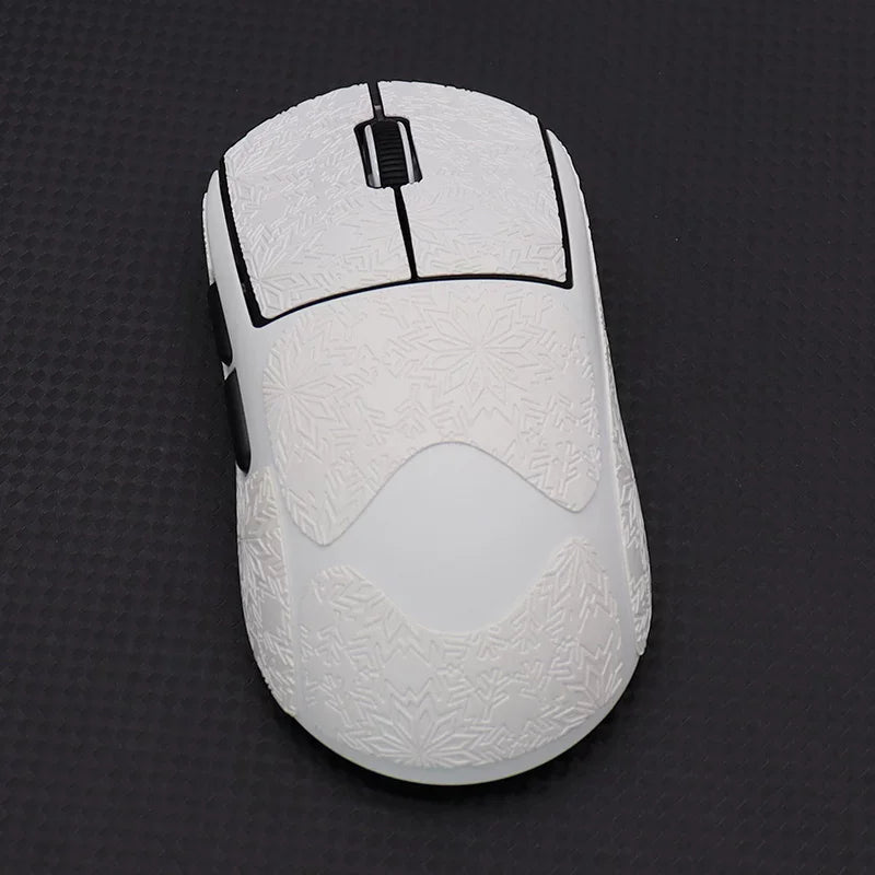 1 Set High-Quality Polyurethane Sweat-Absorbent Mouse Anti Slip Grips Tape Sticker For AULA Kunlun X5 Tri-Mode Wireless Mouse