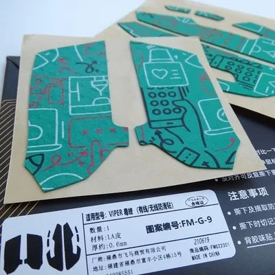 1 Pack Mouse Anti Slip Sticker For Razer Viper Wired/Viper Ultimate/Viper Mini Anti Sweat Tape Non-slip Stickers
