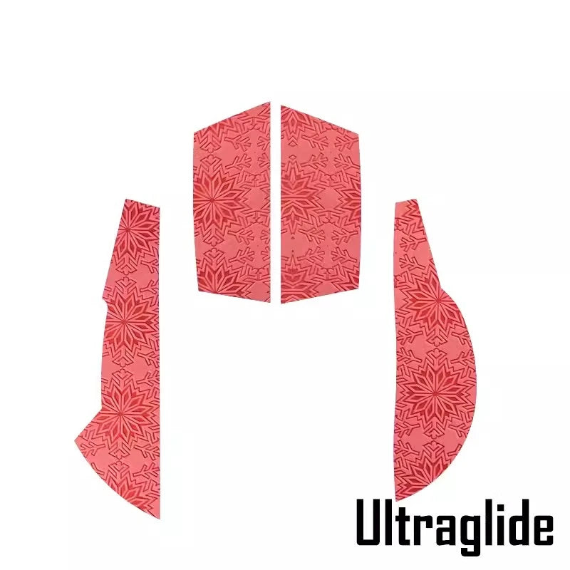 1 Set Ultraglide Mouse Anti Slip Sticker For Darmoshark M3 N3 Non-Slip Anti Sweat Tape Ultrathin Snowflake Texture
