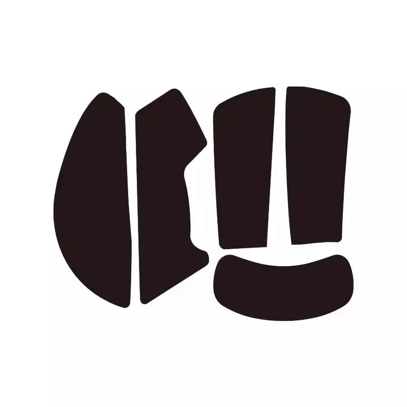 1 Set Ultraglide Mouse Anti Slip Sticker For ROG Keris 2 ACE Non-Slip Anti Sweat Tape Ultrathin Snowflake Lizard Texture