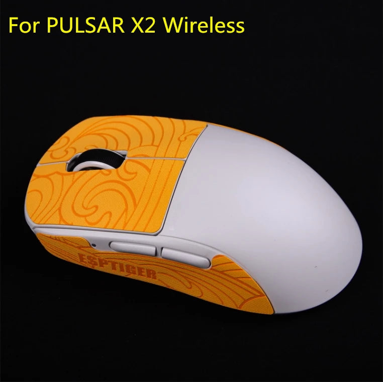 1 Pack Esports Tiger Ying Series Mouse Anti Slip Sticker For PULSAR X2 Wireless X2 mini Mice Non-Slip Anti Sweat Tape