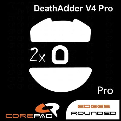 2 Sets Original Corepad Air Pro Ctrl Mouse Skates For Razer Viper Deathadder V4 V3 Pro Mini SE Esports Smooth Control PTFE Glide