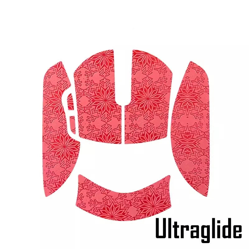 1 Set Ultraglide Mouse Anti Slip Sticker For Darmoshark M3 N3 Non-Slip Anti Sweat Tape Ultrathin Snowflake Texture