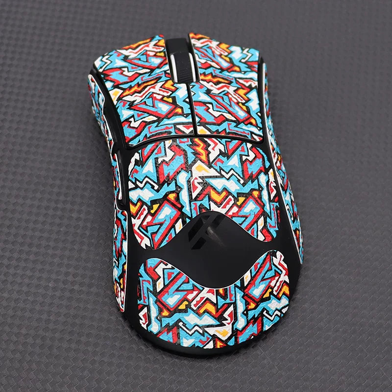 1 Set High-Quality Polyurethane Sweat-Absorbent Mouse Anti Slip Grips Tape Sticker For MCHOSE V7