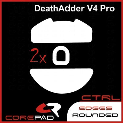 2 Sets Original Corepad Air Pro Ctrl Mouse Skates For Razer Viper Deathadder V4 V3 Pro Mini SE Esports Smooth Control PTFE Glide