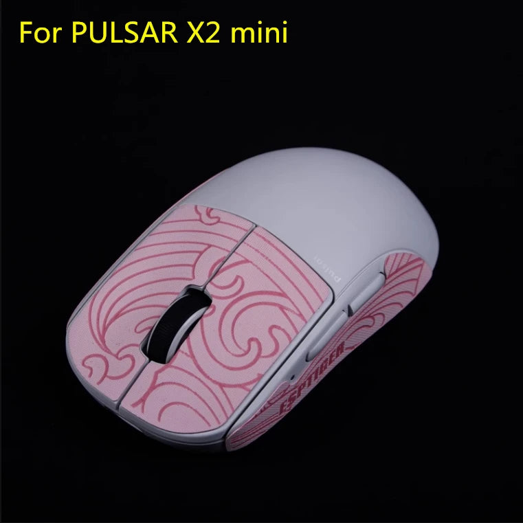 1 Pack Esports Tiger Ying Series Mouse Anti Slip Sticker For PULSAR X2 Wireless X2 mini Mice Non-Slip Anti Sweat Tape