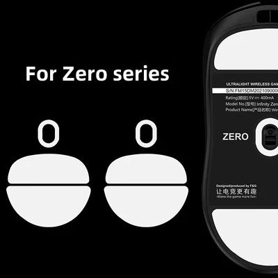 Original Mouse Skates For Ironcat Incott Mini Gpro Eagle Two Zero Pro Series Mice Glide Feet White PTFE From Esport Tiger