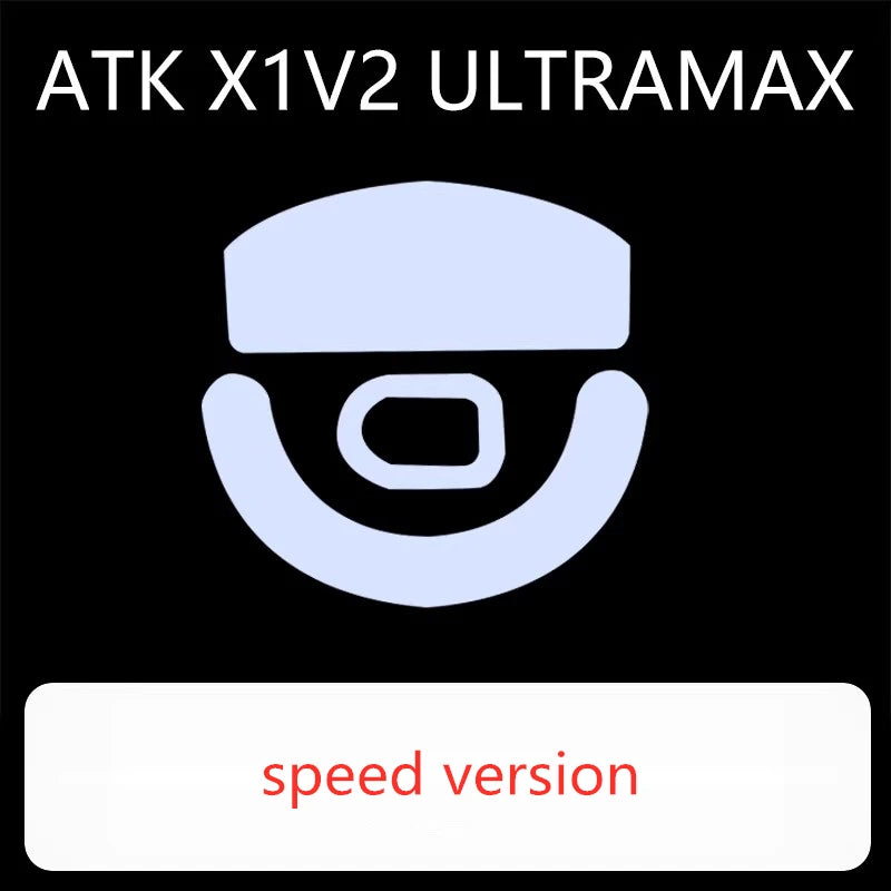 1 Set Meow Gaming Gear MGG Ultraglide Mouse Skates For ATK X1V2 ULTRAMAX Brake Silence Speed Control Feet ICE Glides PTFE