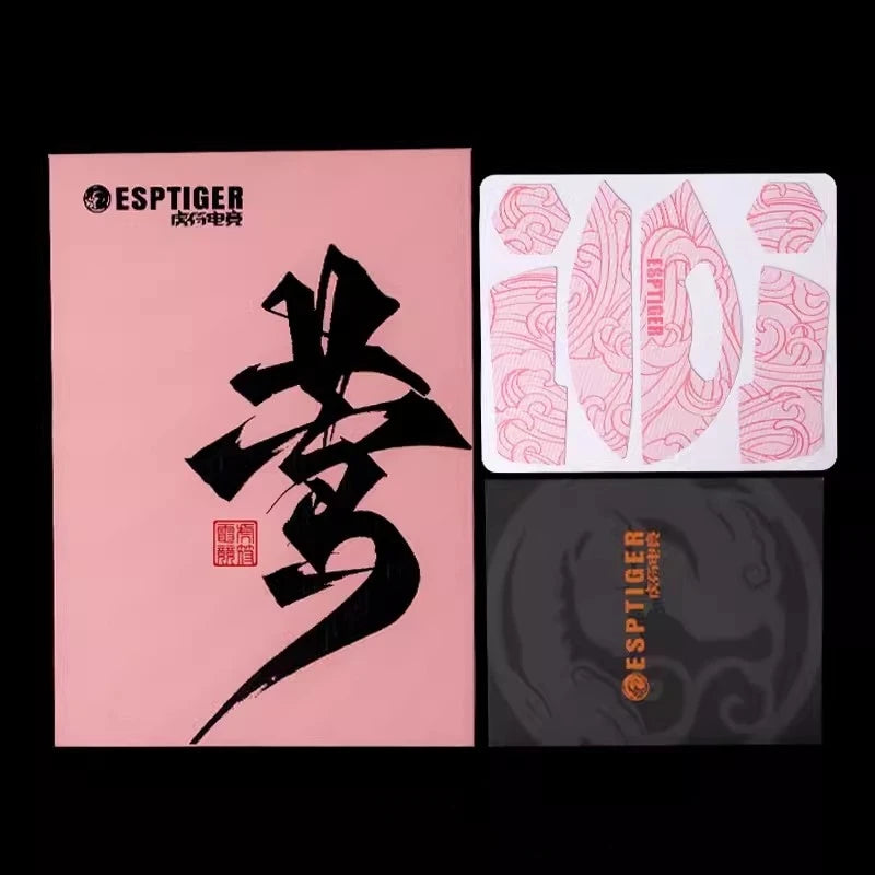 1 Pack Esports Tiger Ying Series Mouse Anti Slip Sticker For Razer Deathadder V3 Pro Mice Non-Slip Anti Sweat Tape