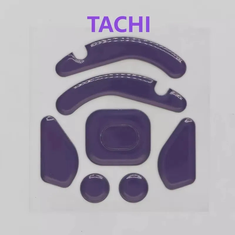 1 Set PTFE Anti-Collapse Arc-Edged Mouse Skate For Lamzu Paro Maya Tachi Similar To Obsidian Air Purple Haze Mouse Feet Glides
